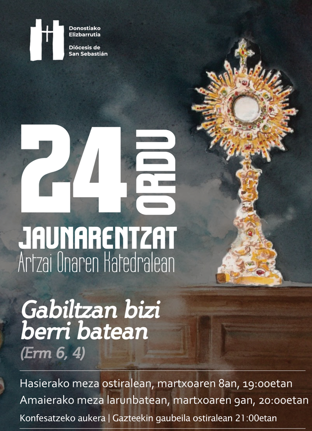 24 Orduko Otoitzaldia Artzain Onaren katedralean