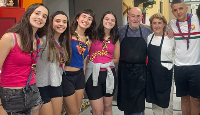 Jóvenes de Bilbao en los campos de trabajo de Caritas Gipuzkoa