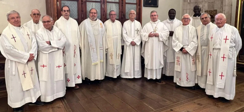 Mons. Fernando Prado en la celebración de los claretianos de Agurain