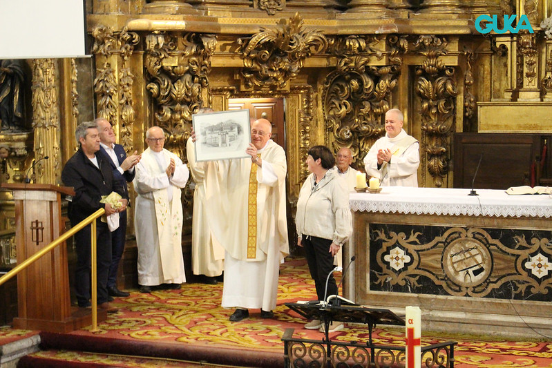 Fotos de la despedida de Kepa Susperregi en la Parroquia de Azpeitia