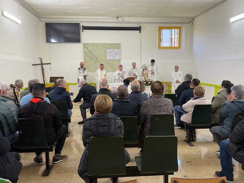 Apertura de la cuarta Puerta Santa en la prisión de Martutene