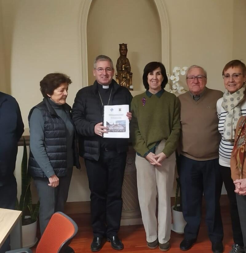 La Junta de la Hospitalidad de Lourdes se reúne con el Obispo