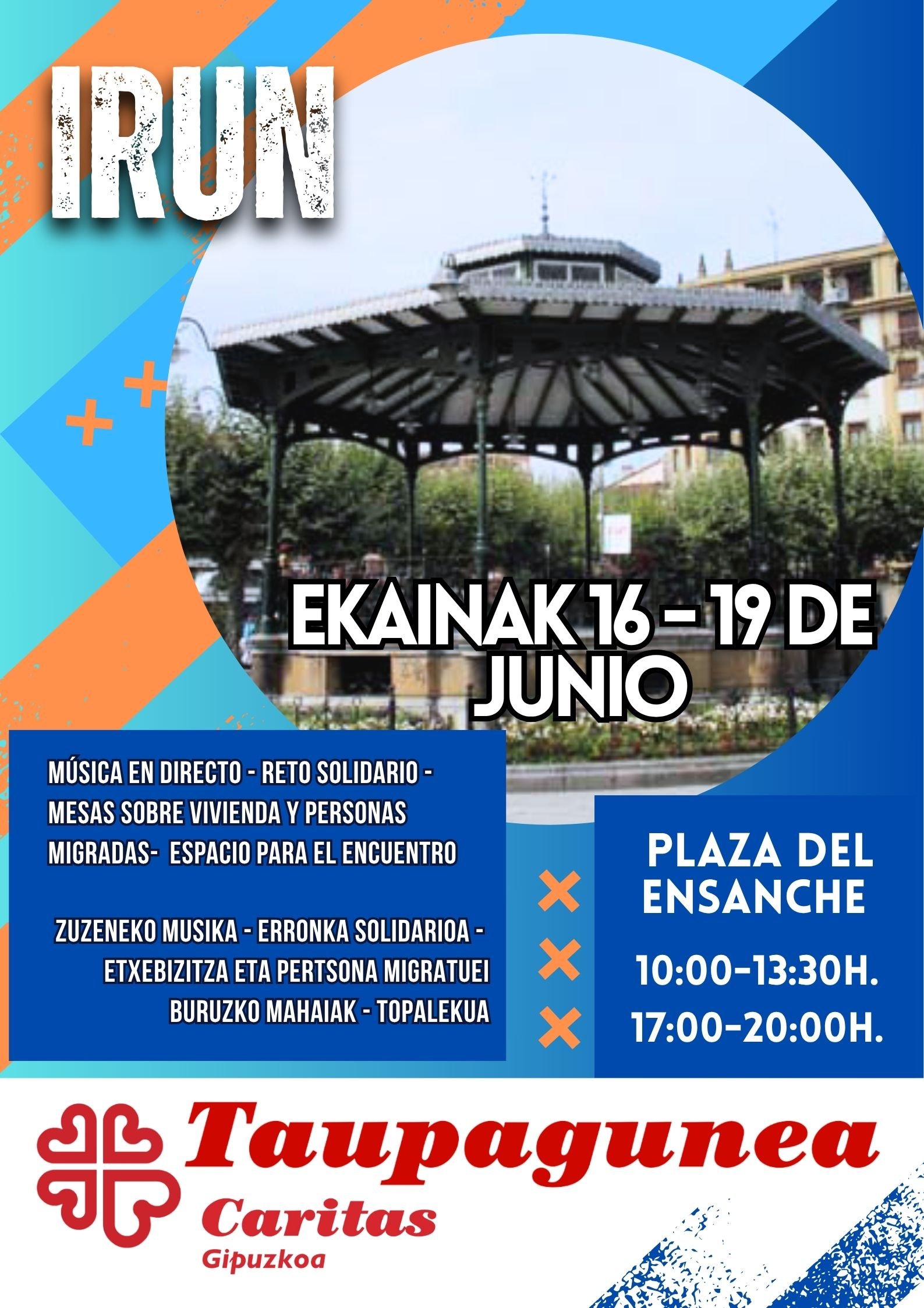 Anuncio: Taupagunea-Irun: del 16 al 19 de junio