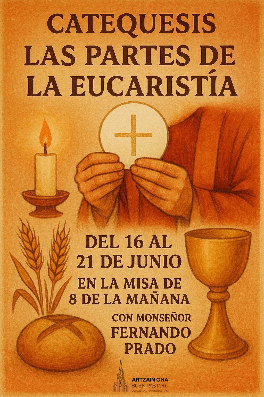 Catequesis: “Las partes de la eucaristía” (Mons. Fernando Prado)