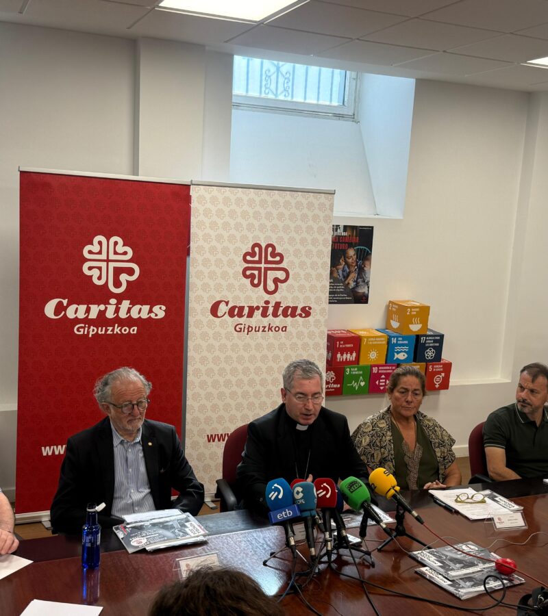 Caritas Gipuzkoa: 14.442 personas acompañadas en 2024
