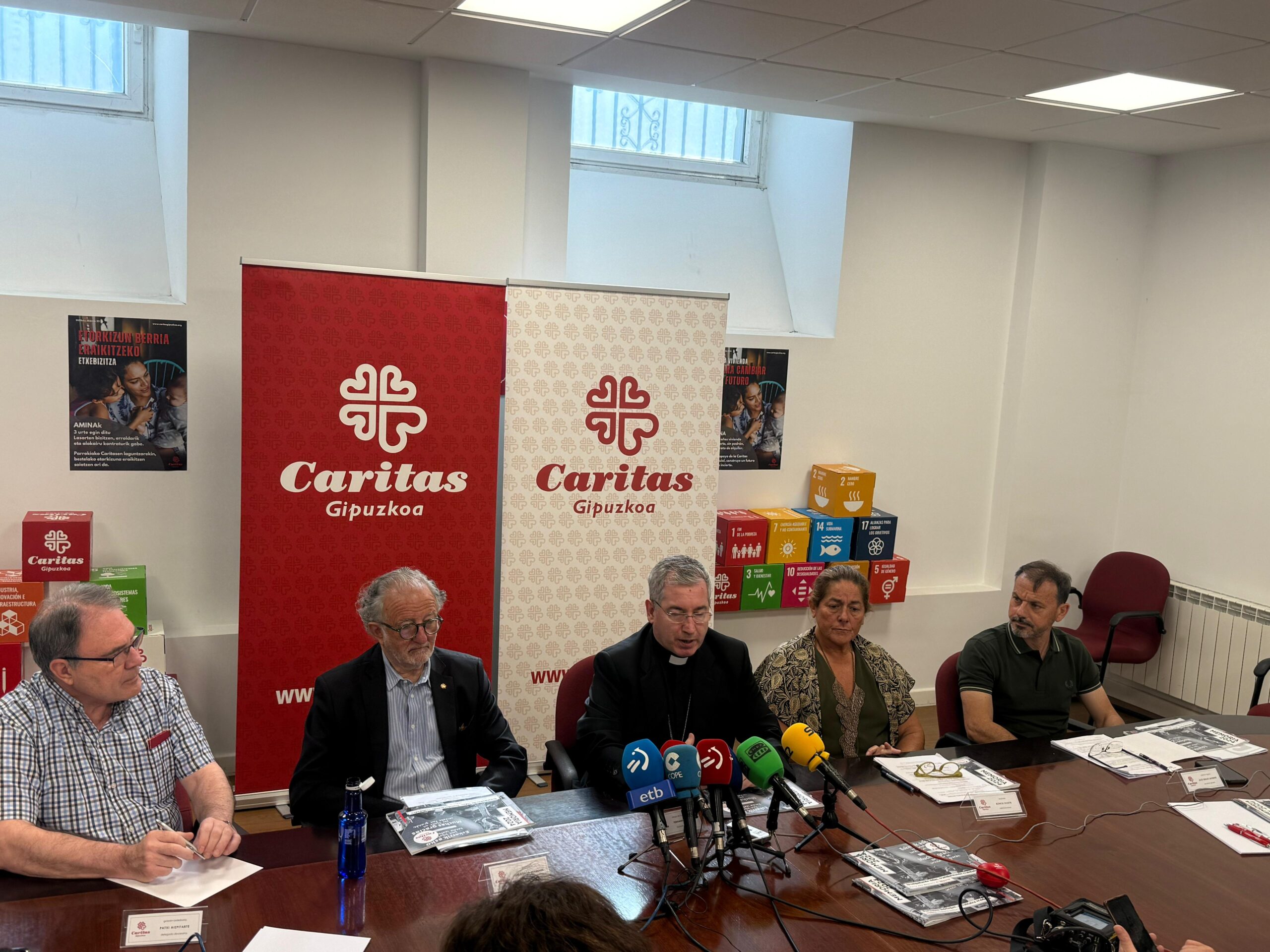 Caritas Gipuzkoa: 14.442 personas acompañadas en 2024