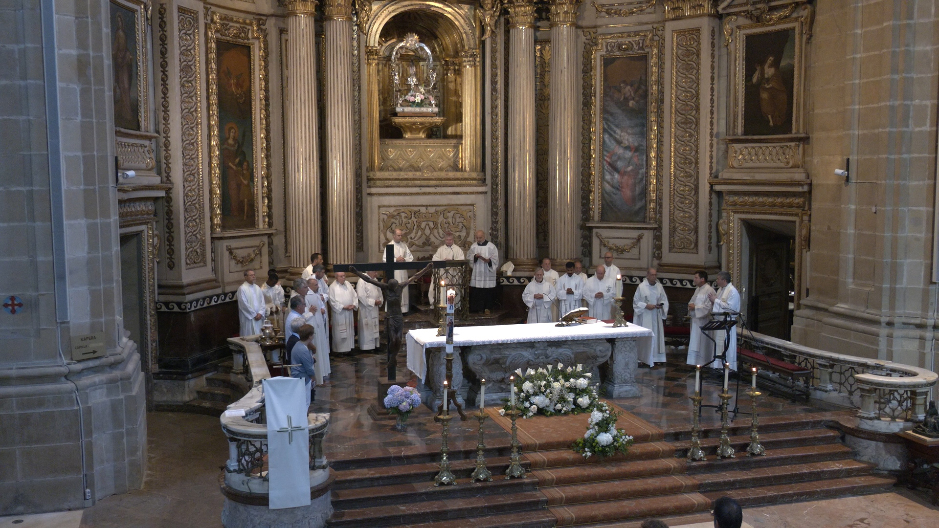 Misa de la vispera del día de la Virgen