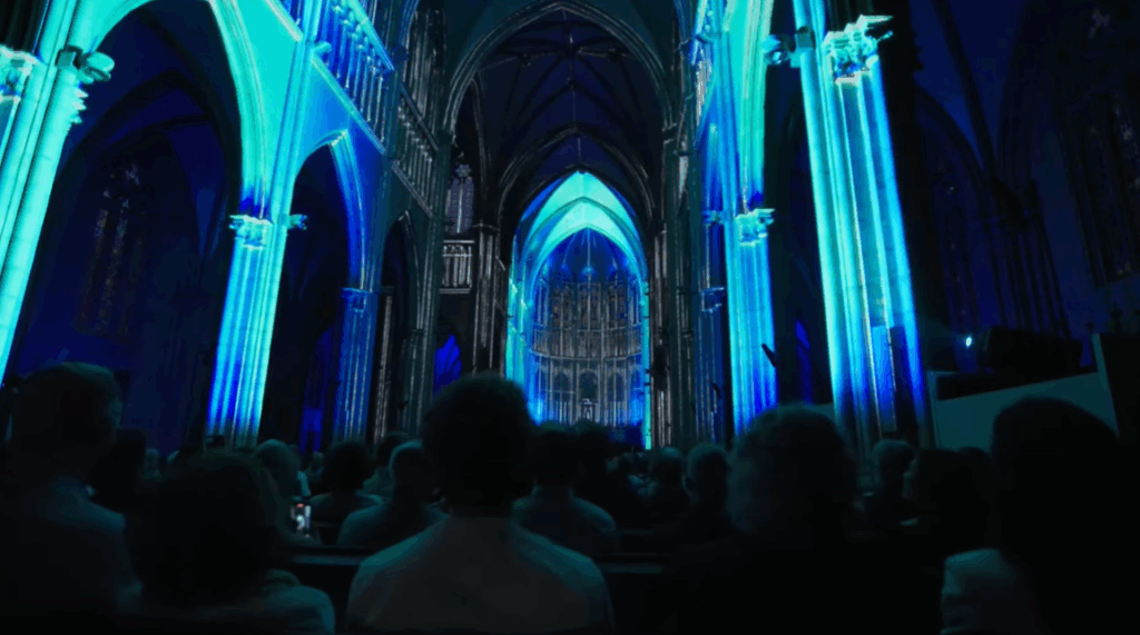 Luminiscence, gran éxito en la catedral de San Sebastián