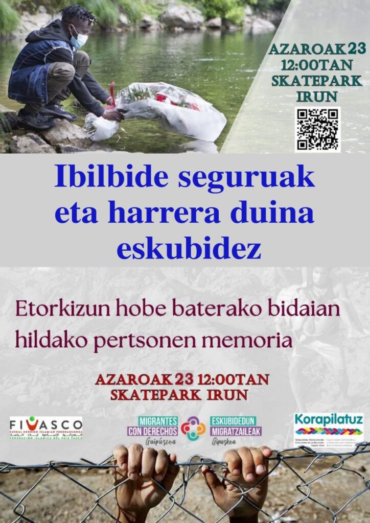 Ibilbide seguruak eta harrera duina eskubidez