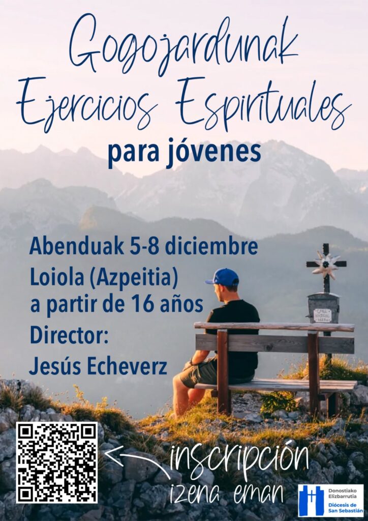 Ejercicios Espirituales ignacianos para jóvenes de entre 16 y 35 años