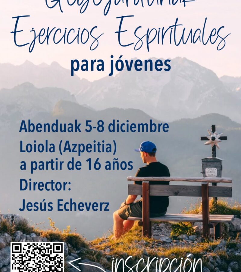 Ejercicios Espirituales ignacianos para jóvenes de entre 16 y 35 años