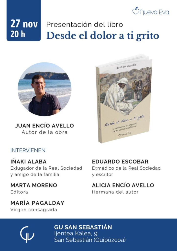 La librería diocesana Idatz recomienda “Desde el dolor a ti grito”, de Juan Encío Avello