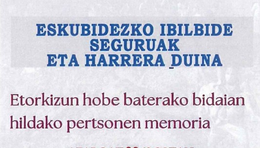 Rutas seguras y acogida digna