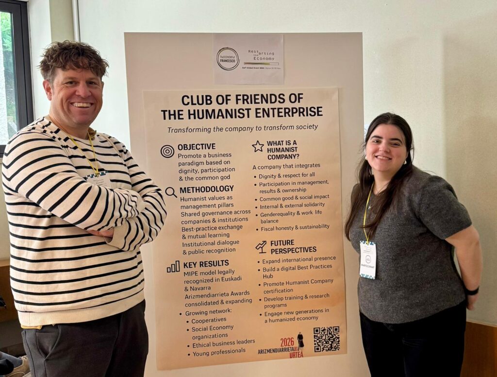 Dos representantes guipuzcoanos participaron en el Encuentro Global 2025 de The Economy of Francesco en Castel Gandolfo