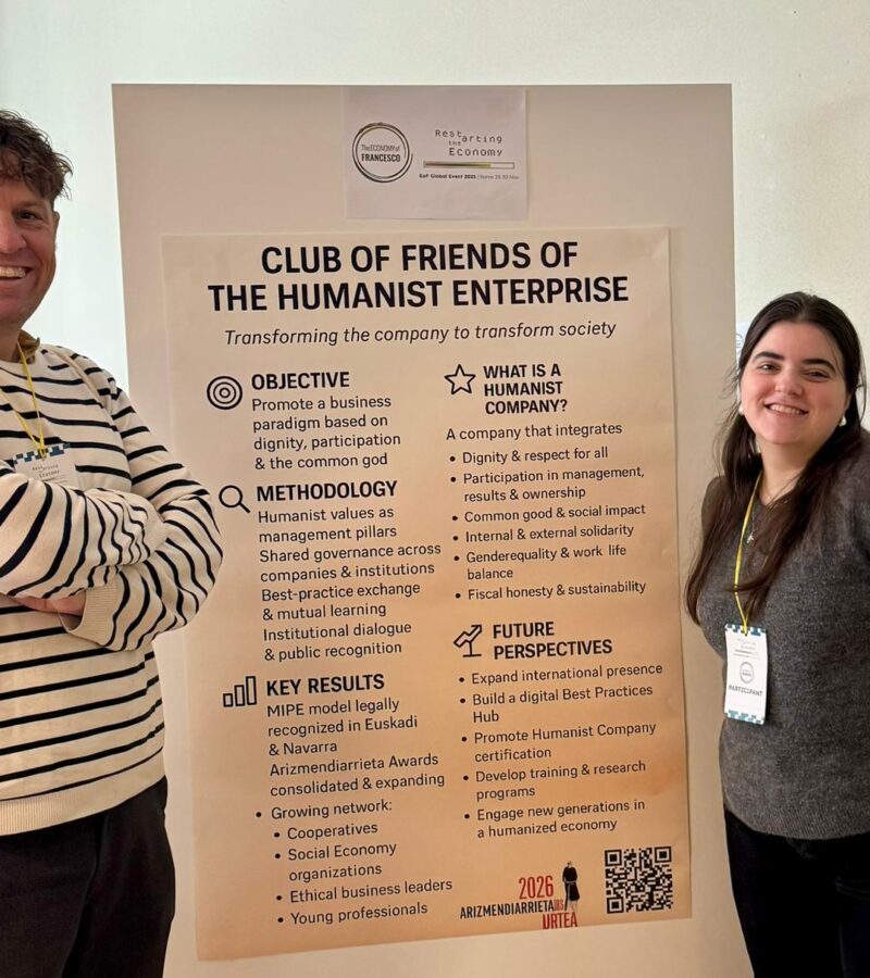 Castel Gandolfon ospaturiko The Economy of Francescoren 2025eko Topaketa Orokorrean parte hartu zuten Gipuzkoako bi ordezkarik