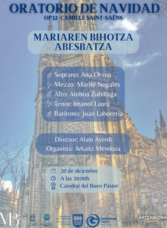 La Catedral del Buen Pastor acogerá el Oratorio de Navidad de Saint-Saëns