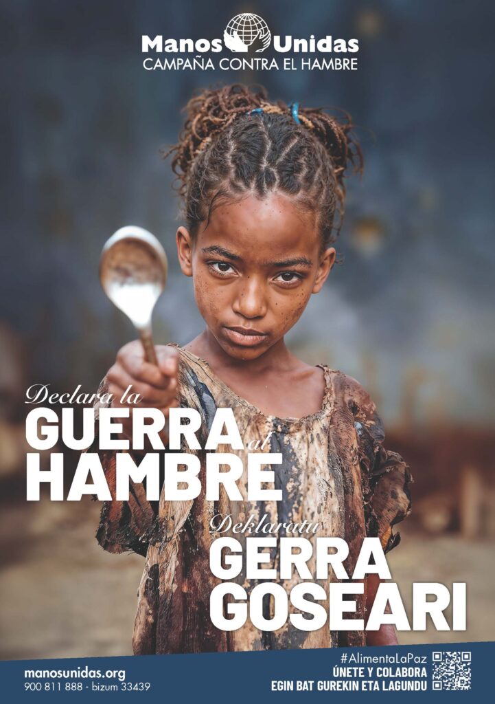 Declara la guerra al hambre (Manos Unidas)