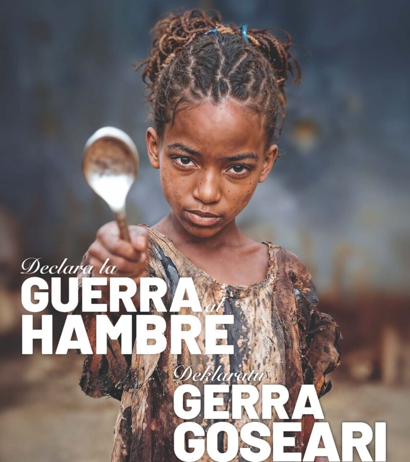 Deklaratu gerra goseari (Manos Unidas)