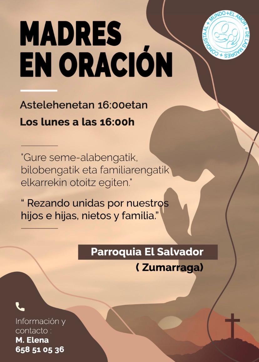 Zumarragako amak otoitzean batu dira euren familiengatik