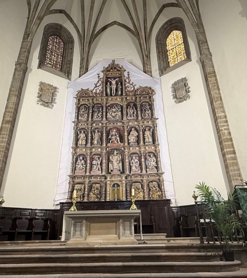 Restauración del retablo mayor (Bergara)