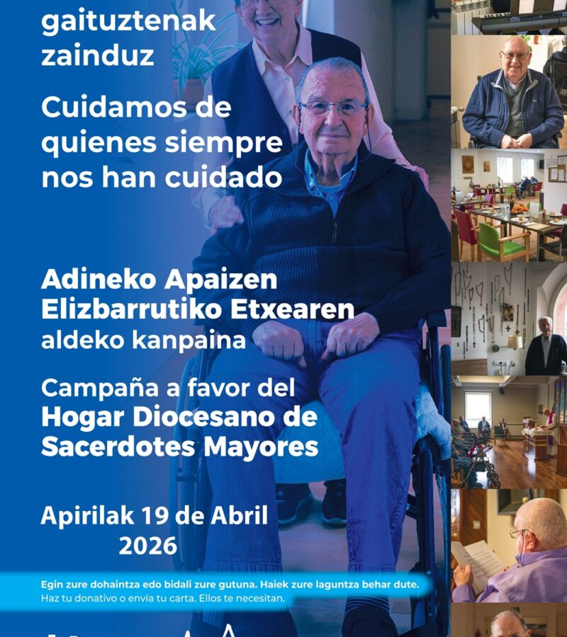 Campaña a favor del Hogar Diocesano de Sacerdotes Mayores (19 de abril)