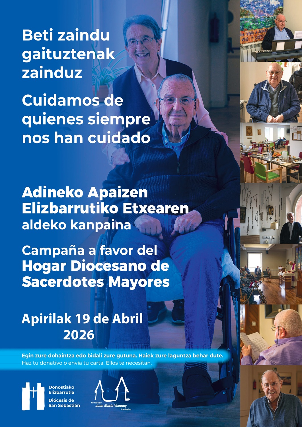 Campaña a favor del Hogar Diocesano de Sacerdotes Mayores (19 de abril)