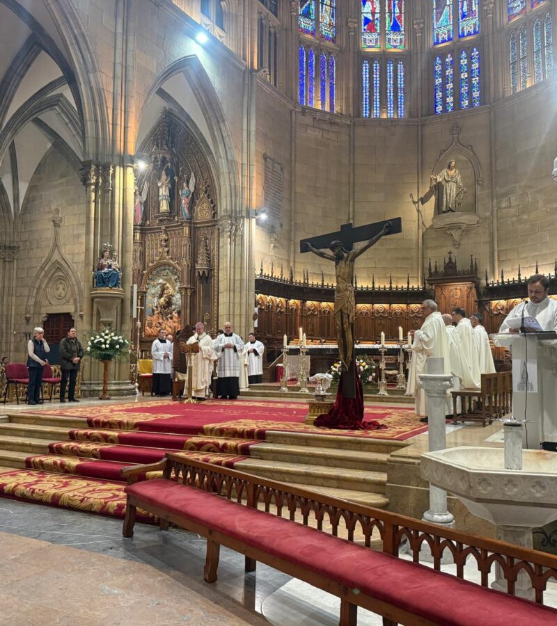 Jueves Santo: misa In Coena Domini en la catedral del Buen Pastor