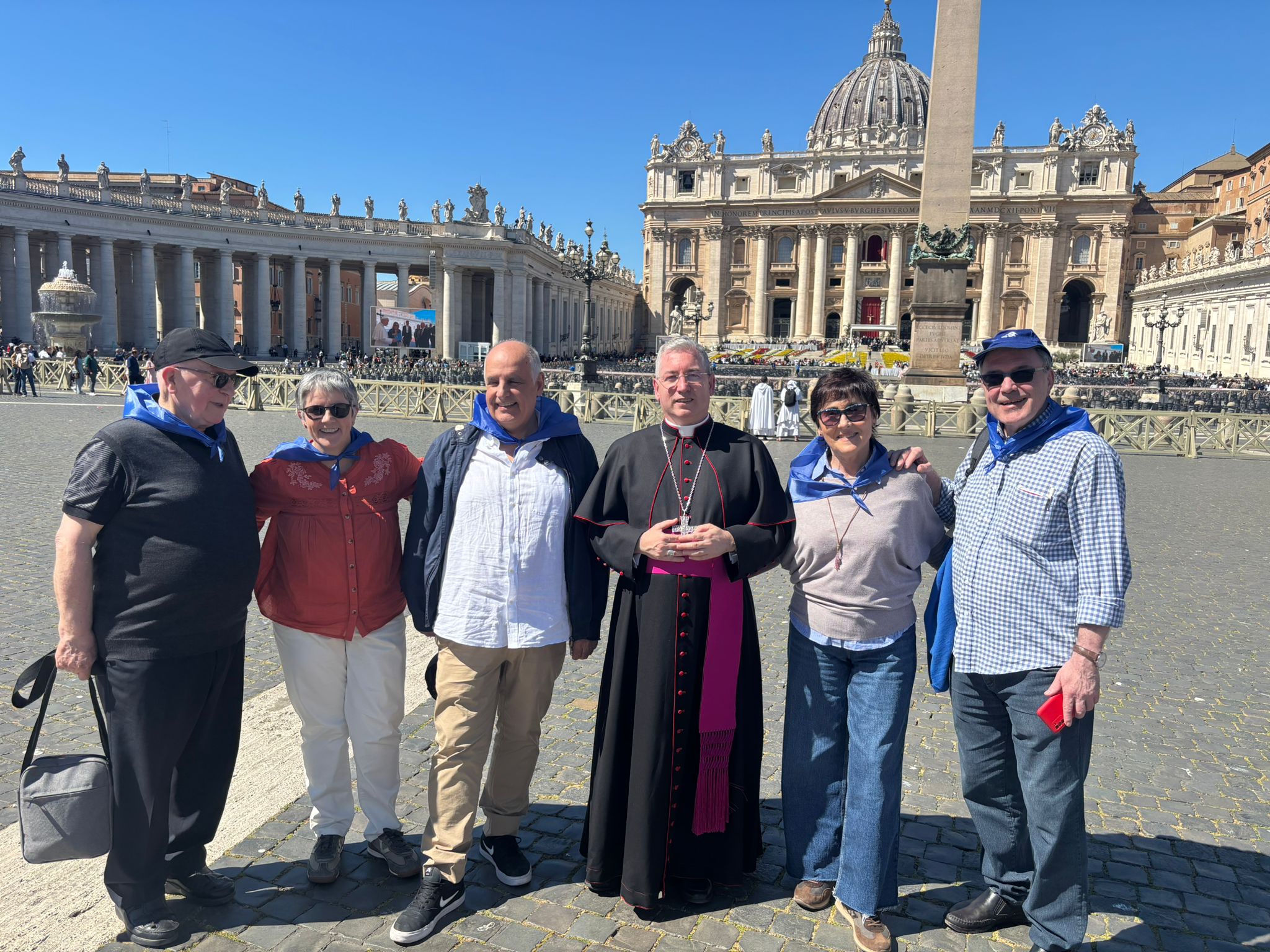 Donostiako Elizbarrutiko Pertsona Migratuen Pastoraltza, Aita Santuarekin