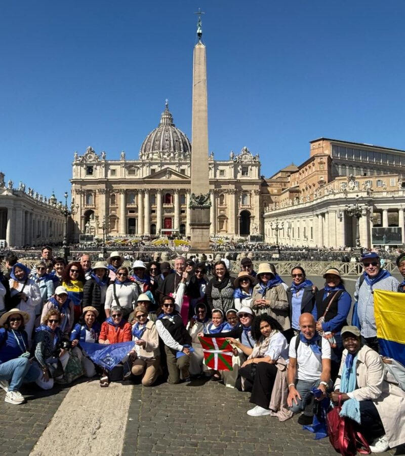 Pastoral de Personas Migradas de la Diócesis de San Sebastián, con el Papa