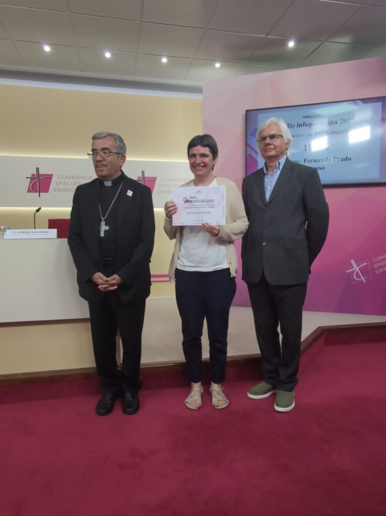 La Diócesis de San Sebastián, premiada por lograr el 100% en calidad, accesibilidad y transparencia