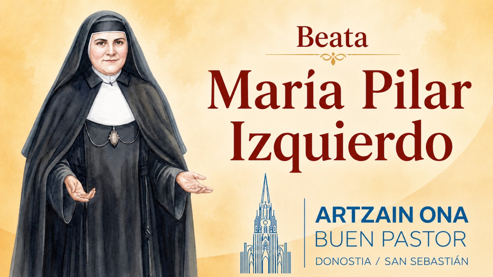 La Catedral del Buen Pastor acogerá los actos en honor a la Beata María Pilar Izquierdo