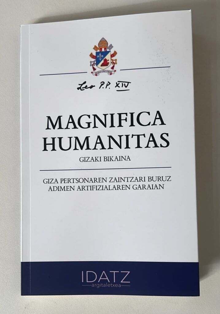 Magnifica Humanitas, disponible en euskera en Idatz