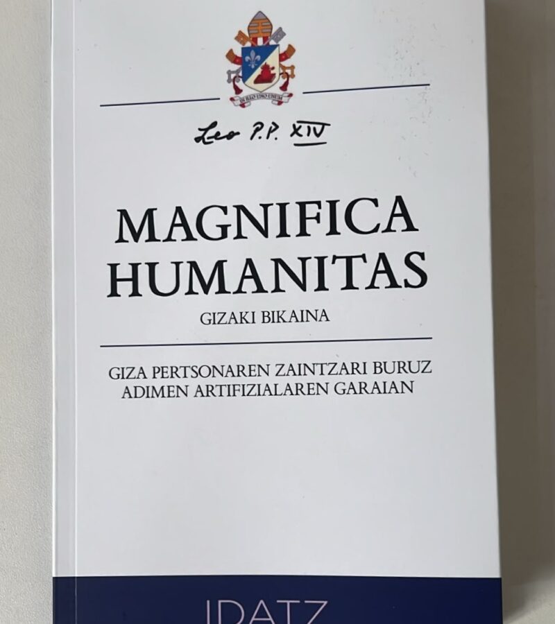 Magnifica Humanitas, disponible en euskera en Idatz