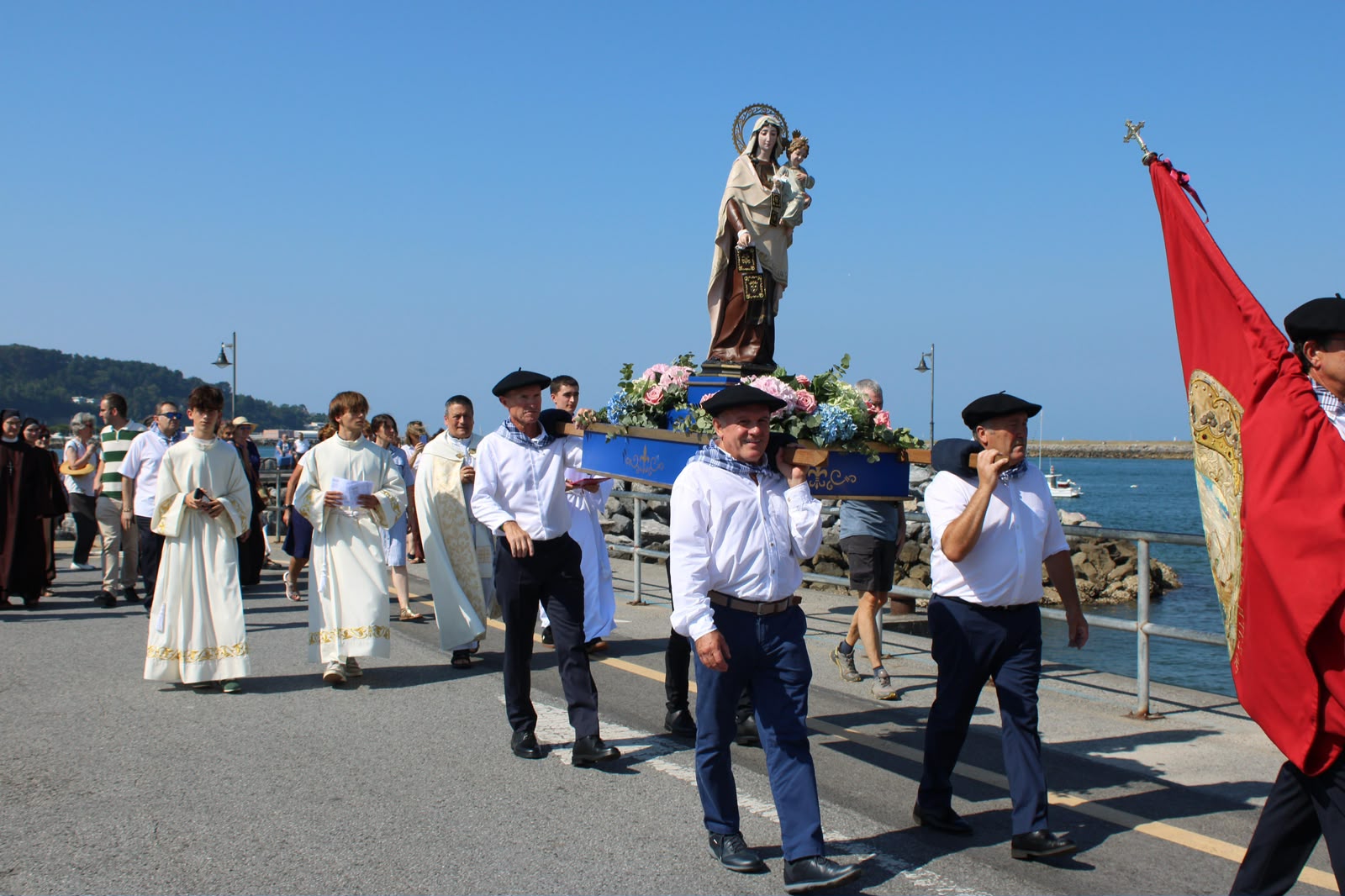 Virgen del Carmen en Hondarribia