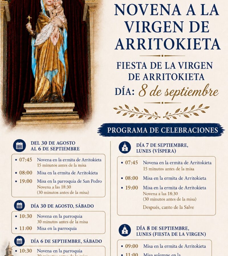 Novena a la Virgen de Arritokieta (Zumaia)