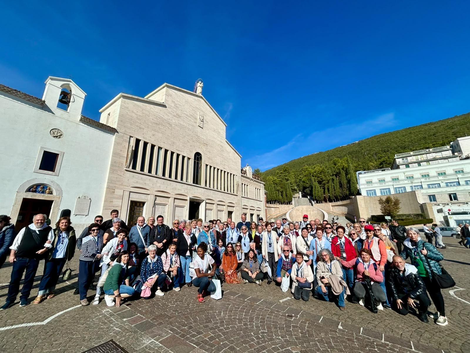 107 peregrinos participan en la peregrinación diocesana a Italia