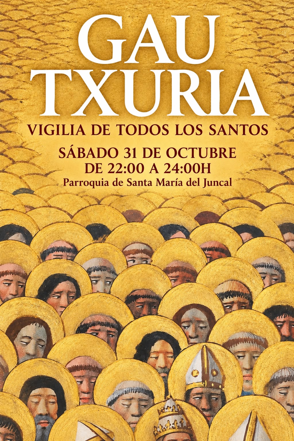 “Gau Txuria” en la parroquia de Santa María del Juncal de Irun