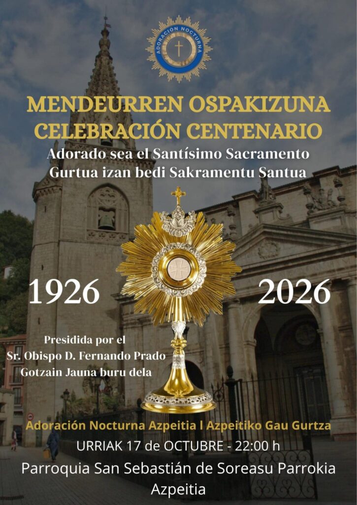 Adoración nocturna Azpeitia (17 de octubre)